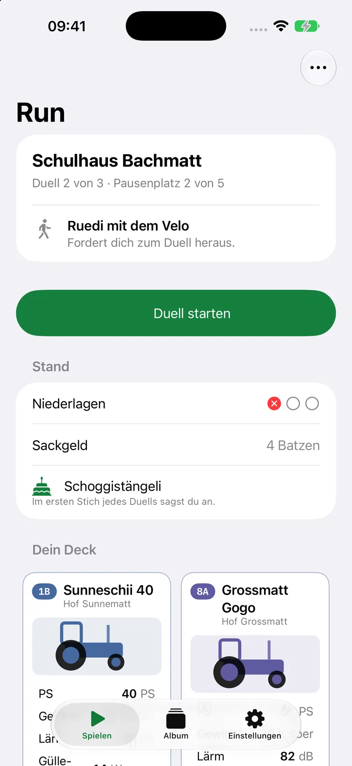 Fünf Pausenplätze, drei Duelle